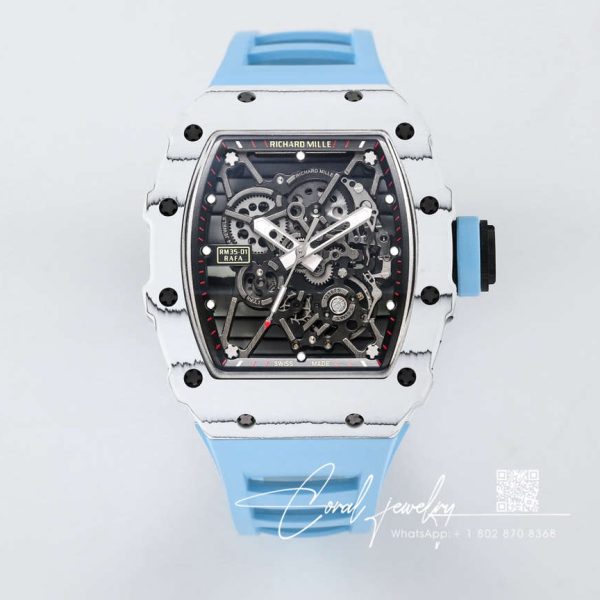 Replica Richard Mille Rm35 01 Bbr Factory Rubber Strap (1)