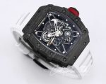 Replica Richard Mille Rm35 01 Bbr Factory Skeleton Dial Rubber Strap (2)