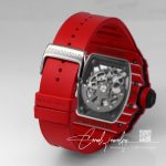 Replica Richard Mille Rm35 02 Bbr Factory Red Carbon Fiber Skeleton Dial (9)