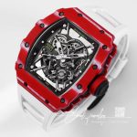 Replica Richard Mille Rm35 02 Bbr Factory Skeleton Carbon Fiber Dial (3)