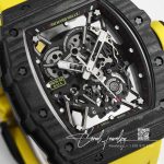 Replica Richard Mille Rm35 02 Bbr Factory Yellow Strap Skeleton Dial (5)