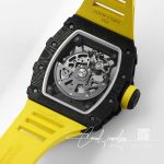 Replica Richard Mille Rm35 02 Bbr Factory Yellow Strap Skeleton Dial (8)