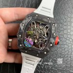 Replica Richard Mille Rm35 02 Kv Factory White Strap (12)