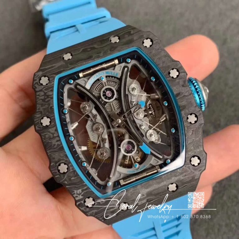 Replica Richard Mille Rm53 01 Tourbillon Pablo Mac Donough Jb Factory Black Hollow Dial (2)