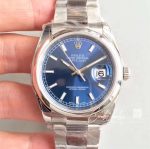 Replica Rolex Datejust 116200 36mm Ar Factory Blue Dial (1)