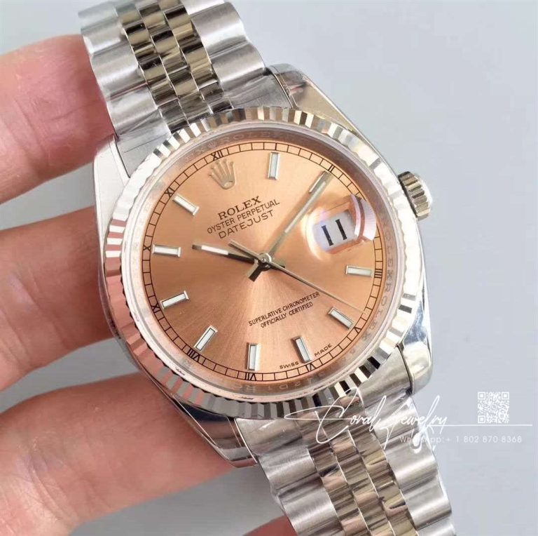 Replica Rolex Datejust 116234 0090 36mm Ar Factory Champagne Dial (2)