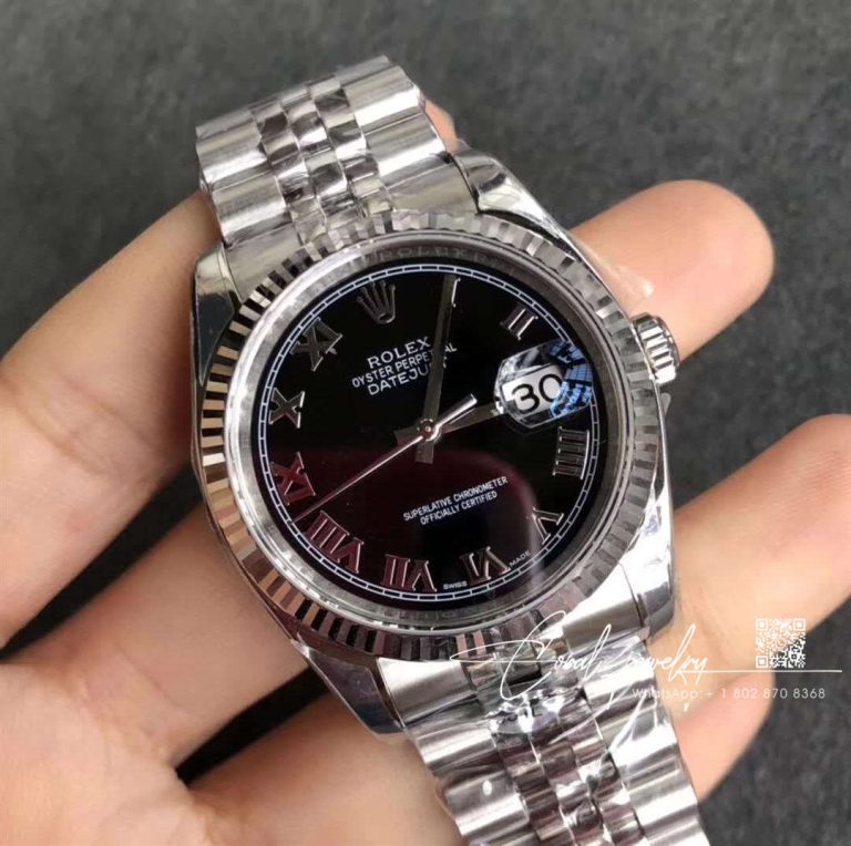 Replica Rolex Datejust 116334 41mm Ew Factory Black Dial (3)