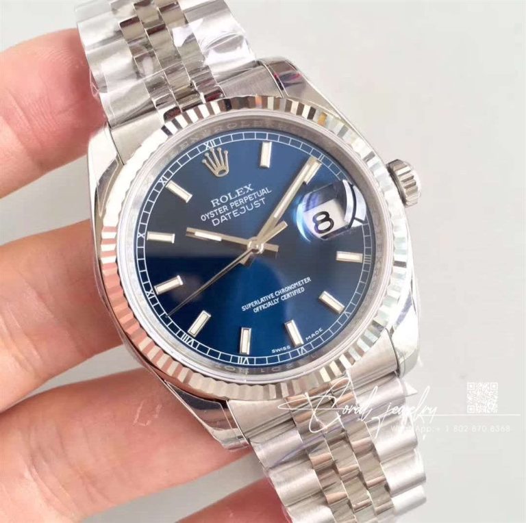 Replica Rolex Datejust M126334 0002 36mm Ar Factory Blue Dial (2)