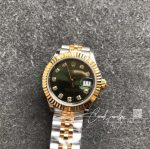 Replica Rolex Datejust M278273 0030 31mm Gs Factory Green Diamond Dial (6)