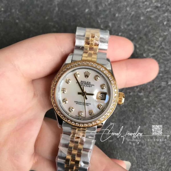 Replica Rolex Datejust M278383rbr 0028 31mm Ew Factory Diamond Dial (1)