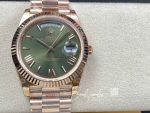 Replica Rolex Day Date 228235 40mm Ew Factory Green Dial (1)