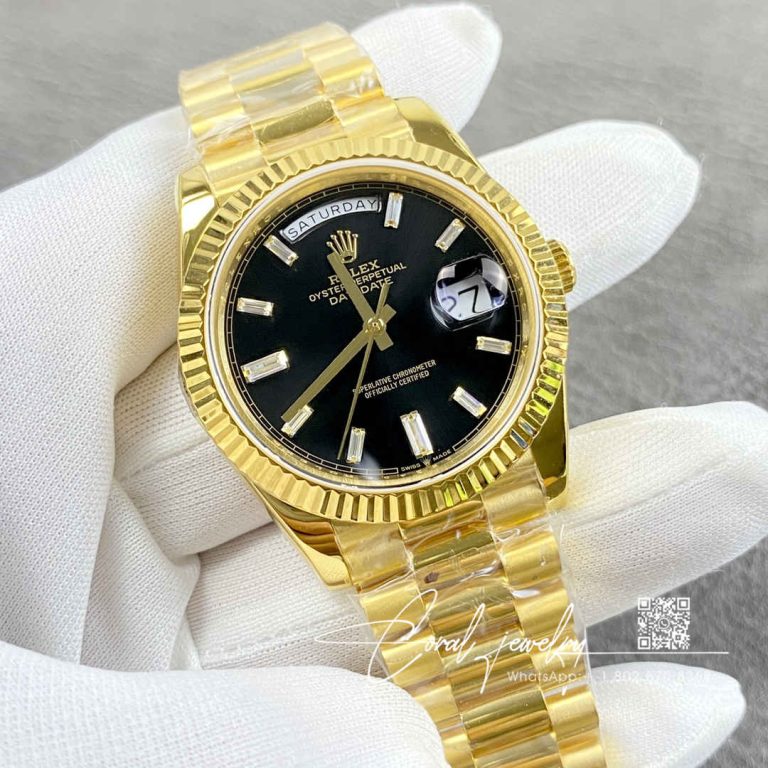 Replica Rolex Day Date 40mm Ew Factory Gold Strap (2)