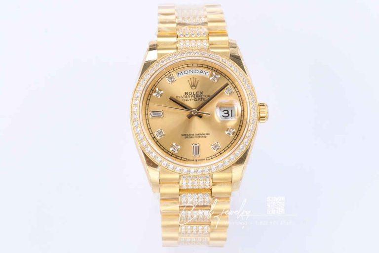 Replica Rolex Day Date M128348rbr 0008 Ew Factory Gold Case (1)