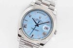 Replica Rolex Day Date M228206 0044 Ew Factory Blue Dial (3)