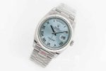 Replica Rolex Day Date M228236 0012 Ew Factory Sky Blue Dial (2)