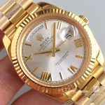 Replica Rolex Day Date M228238 0042 Ew Factory Gold Strap (4)