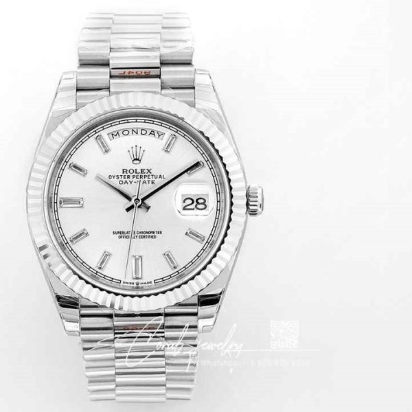 Replica Rolex Day Date M228239 0003 Ew Factory Stainless Steel Strap (1)