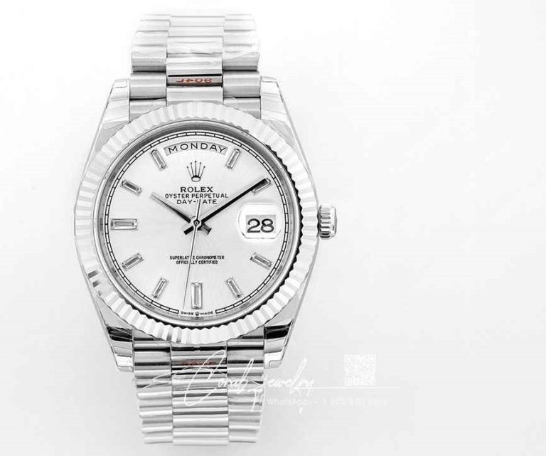 Replica Rolex Day Date M228239 0003 Ew Factory Stainless Steel Strap (1)