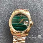 Replica Rolex Day Date President 18238 Malachite Green Dial (6)