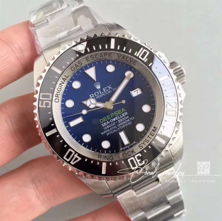 Replica Rolex Deepsea 116660 D Blue Ar Factory Stainless Steel 904l Blue Gradient Black Dial (2)