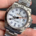 Replica Rolex Explorer Ii 216570 2018 Noob Factory White Dial (3)