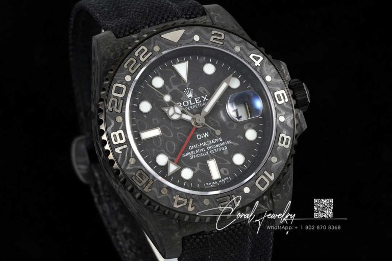 Replica Rolex Gmt Master Ii Diw Black Strap (2)