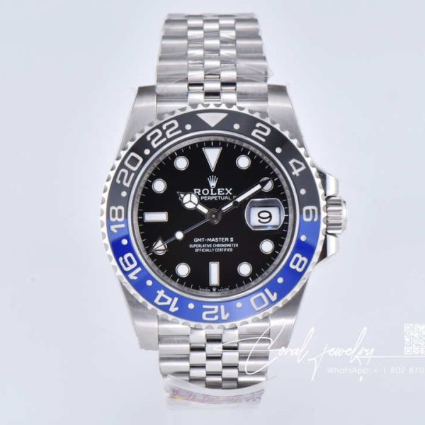 Replica Rolex Gmt Master Ii M126710blnr 0002 Clean Factory Stainless Steel Strap (1)