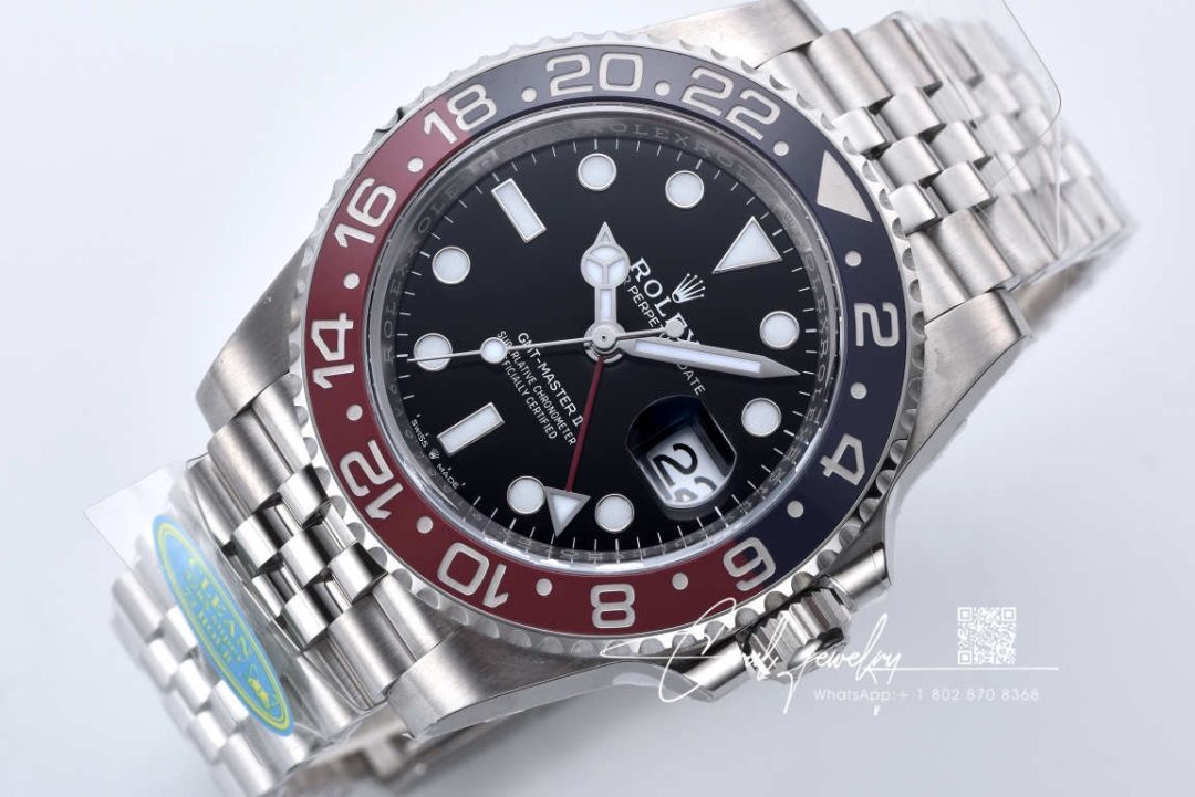 Replica Rolex Gmt Master Ii M126710blro 0002 Clean Factory V3 Stainless Steel Strap (3)