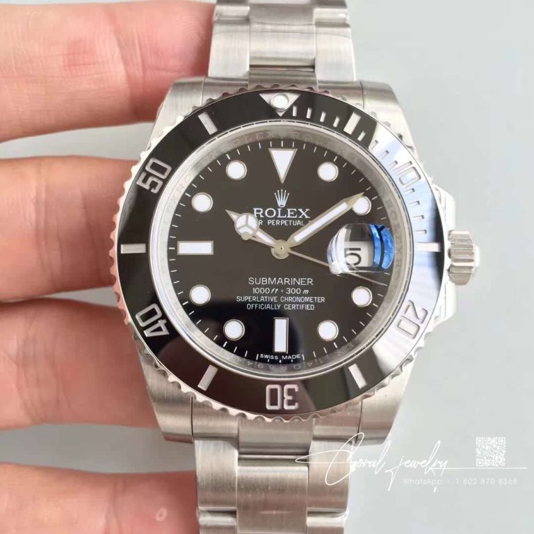 Replica Rolex Submariner 114060 300m Noob Factory V9 Version Black Dial (1)