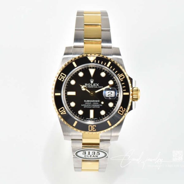 Replica Rolex Submariner 116613 Ln 97203 Clean Factory V4 Black Bezel (1)