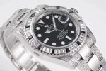 Replica Rolex Submariner Date 116610ln Diamond Customized Edition Gs Factory Black Dial (4)