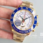 Replica Yacht Master Ii M116688 0002 Jf Factory Gold Strap (3)