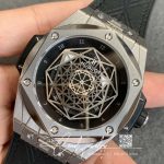 Replica Hublot Big Bang Sang Bleu Titanium 415.nx.1112.vr.mxm16 Wwf Factory Black Dial (3)