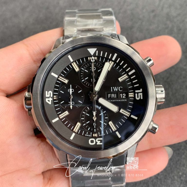 Replica Iwc Aquatimer Iw376804 V6 Factory Black Dial (1)