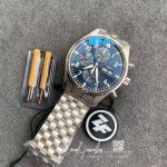 Replica Iwc Pilot Chronograph Edition Le Petit Prince Iw377717 Zf Factory V2 Blue Dial (9)