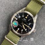 Replica Iwc Pilot Iw327007 M+ Factory Green Strap (9)