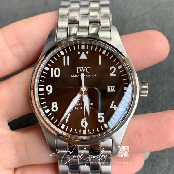 Replica Iwc Pilot Iw327013 V7 Factory Stainless Steel Strap (1)