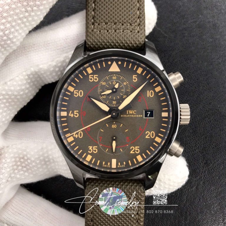 Replica Iwc Pilot Iw388002 V6 Factory Brown Strap (1)