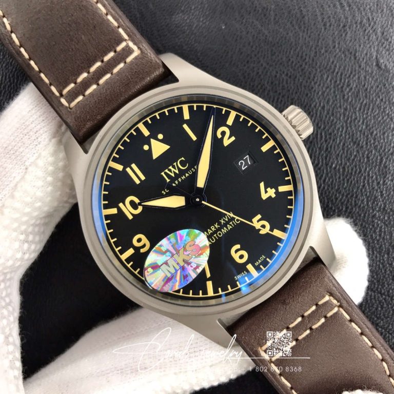 Replica Iwc Pilot Mark Xviii Le Petit Prince Iw327010 Mks Factory V2 Black Dial (2)