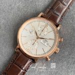 Replica Iwc Portofino Iw391020 Zf Factory Brown Strap (9)