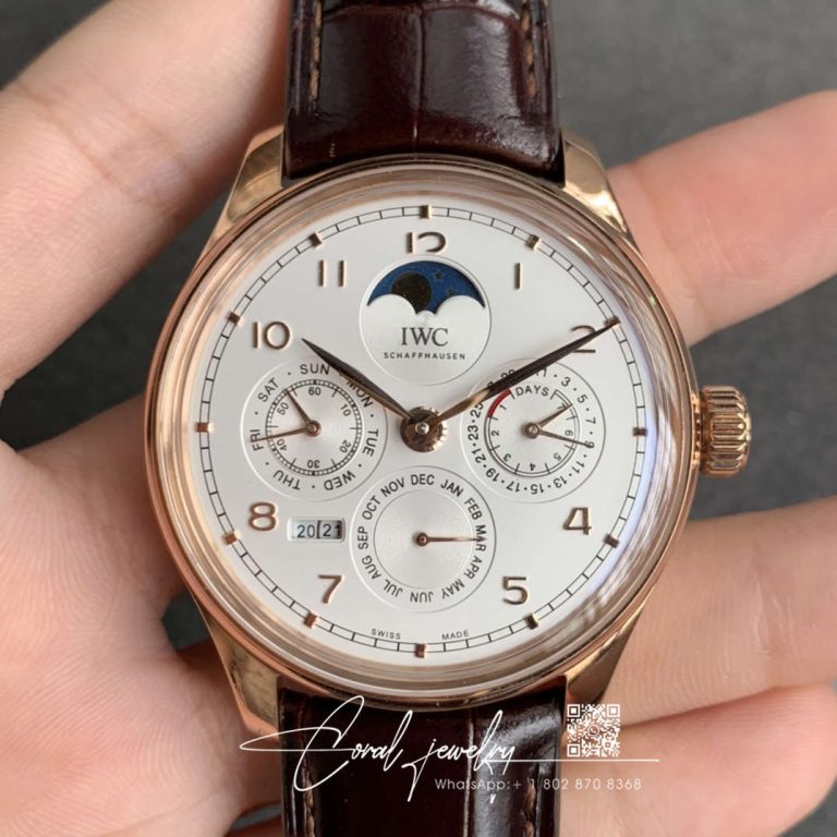 Replica Iwc Portuguese Portugieser Calendar Iw503302 Aps Factory Brown Strap (1)