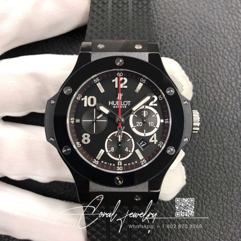 Replica Hublot Big Bang 301.sb.131.rx V6 Factory Black Strap (1)