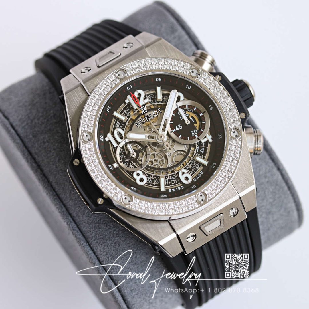 Replica Hublot Big Bang 421.nx.1170.rx.1704 Zf Factory Diamond Set Bezel (2)