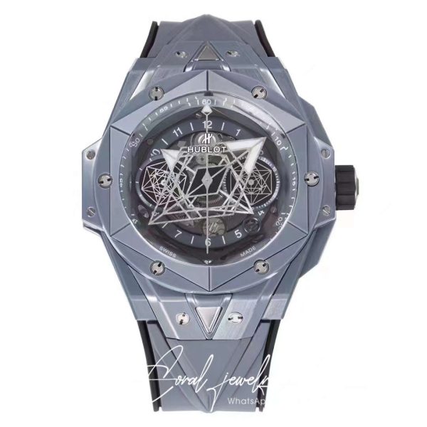 Replica Hublot Big Bang Sang Bleu Ii 418.cx.1114.rx.mxm20 Bb Factory Black Case (1)