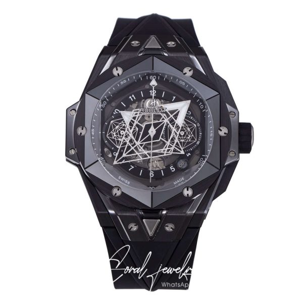 Replica Hublot Big Bang Sang Bleu Ii 418.cx.1114.rx.mxm20 Bb Factory Black Case (10)