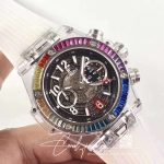 Replica Hublot Big Bang Unico 411.jx.4802.rt Colorful Diamonds Bezel Skeleton Dial (3)