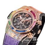 Replica Hublot Big Bang Unico 411.ox.9910.lr.0999 Zf Factory Rainbow Case (4)