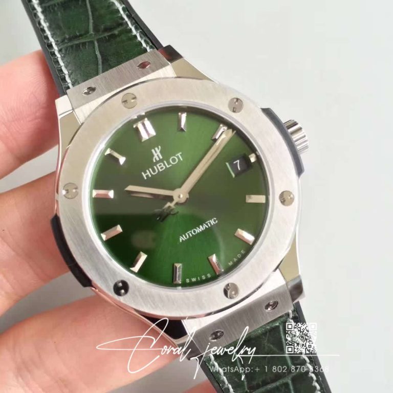 Replica Hublot Classic Fusion 38mm 511.nx.8970.lr Jb Factory Green Dial (2)