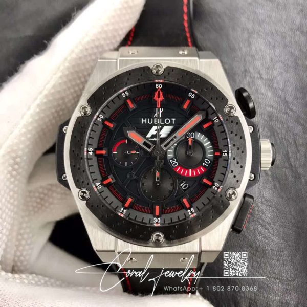 Replica Hublot King Power 703.zm.1123.nr.fmo10 V6 Factory Black Strap (10)