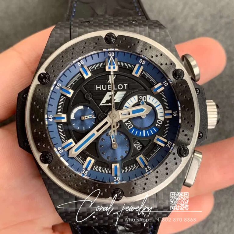 Replica Hublot King Power Ferrari F1 Interlagos 703.qm.1129.hr.fil11 V6 Factory Black Dial (1)